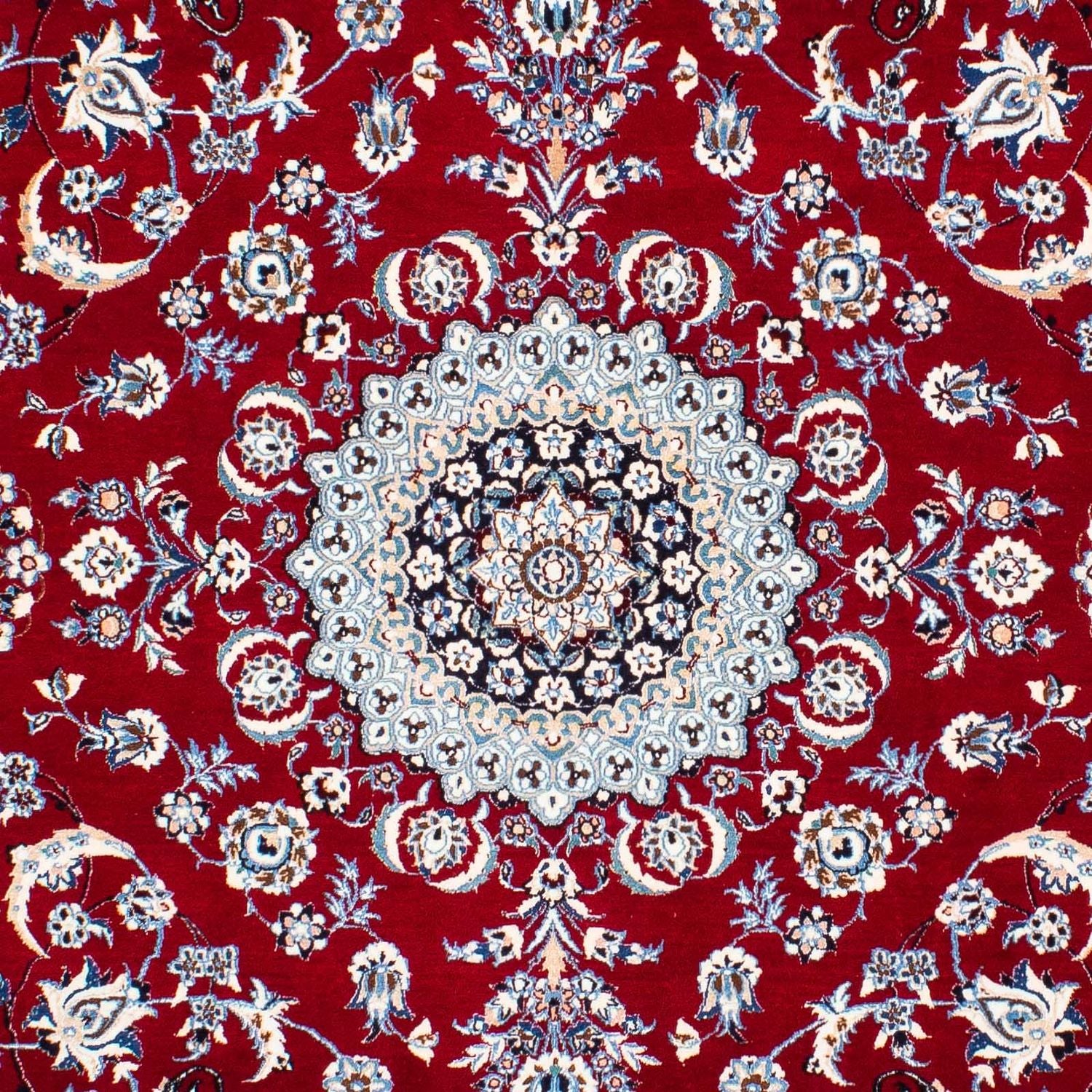 Tappeto Persero - Nain - Premio - 236 x 153 cm - rosso scuro
