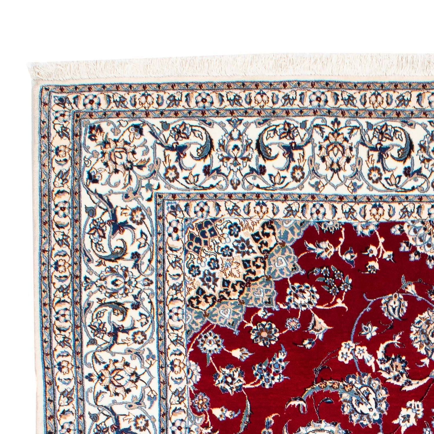 Tappeto Persero - Nain - Premio - 236 x 153 cm - rosso scuro