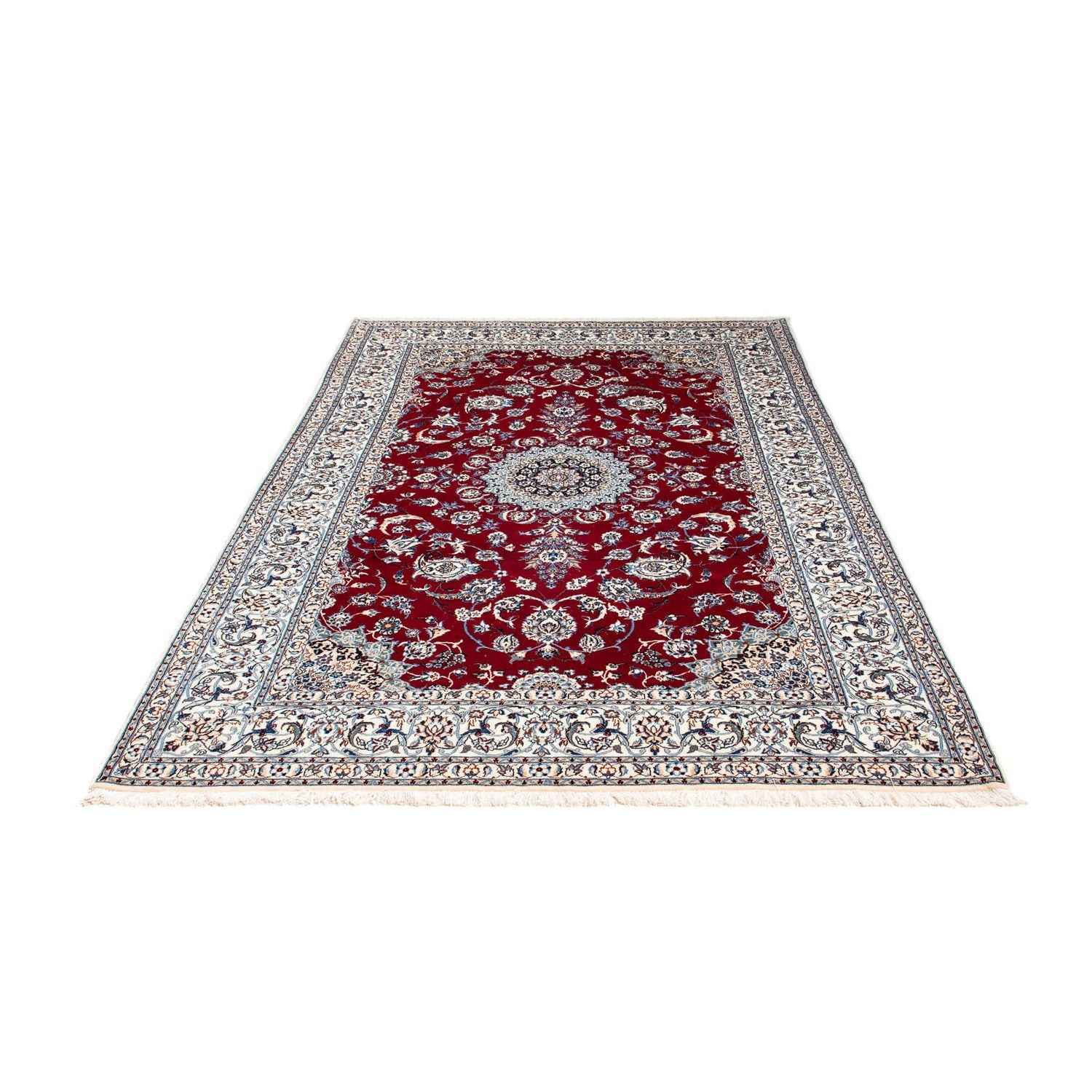 Tappeto Persero - Nain - Premio - 236 x 153 cm - rosso scuro