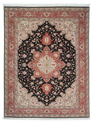 Tappeto Persero - Tabriz - Reale - 200 x 152 cm - blu scuro