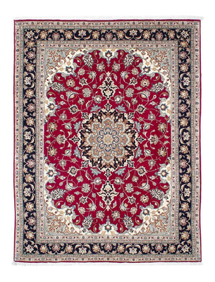 Tappeto Persero - Tabriz - Reale - 200 x 150 cm - rosso scuro