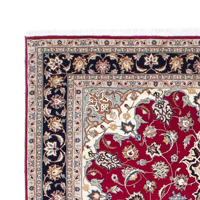 Tappeto Persero - Tabriz - Reale - 200 x 150 cm - rosso scuro