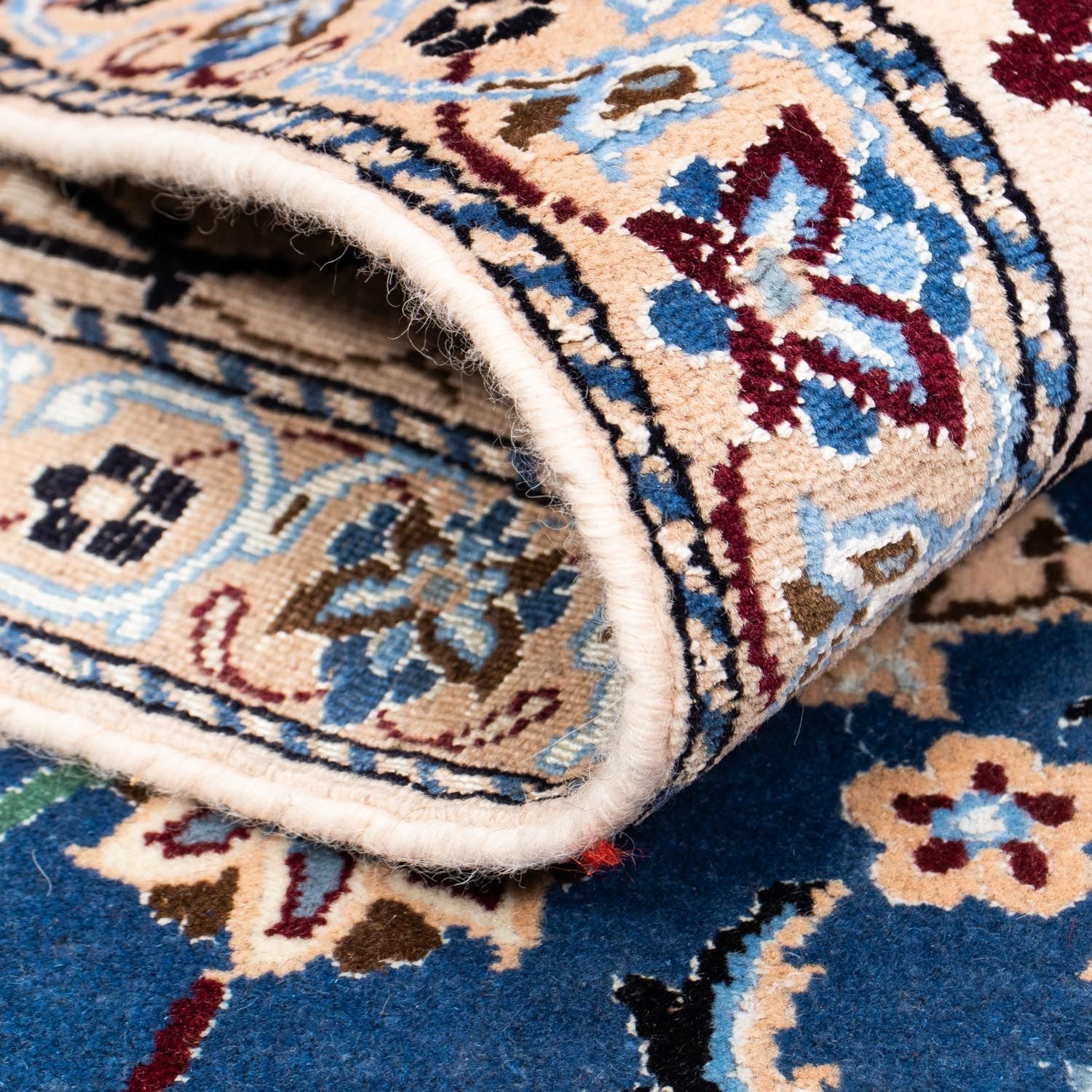 Tappeto Persero - Nain - Reale - 302 x 198 cm - blu