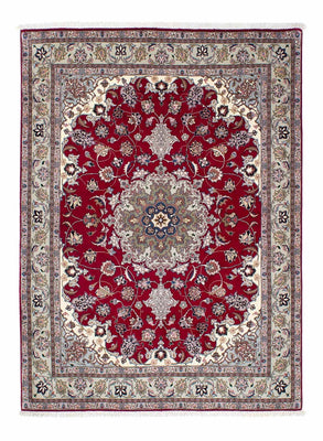 Tappeto Persero - Tabriz - Reale - 202 x 150 cm - rosso scuro