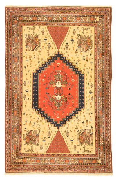 Afshar Sirjan Tappeto 194x302cm - Tappeto persiano