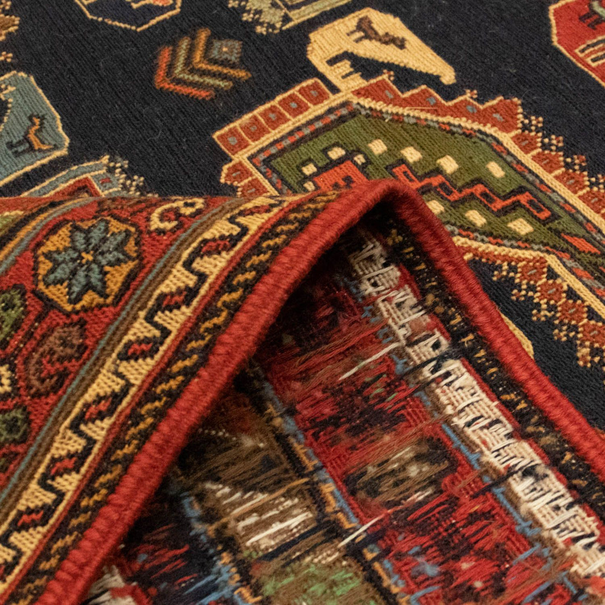 Tappeto Persero - Nomade - 283 x 194 cm - blu scuro