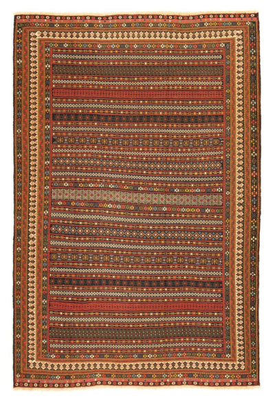 Afshar Sirjan Tappeto 194x284cm - Tappeto persiano