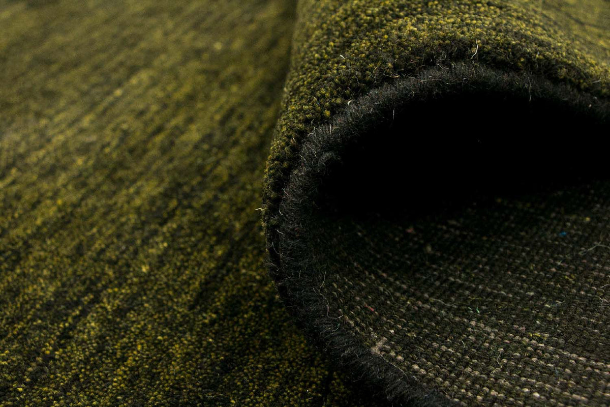 Tappeto Gabbeh - Softy - 300 x 250 cm - verde scuro