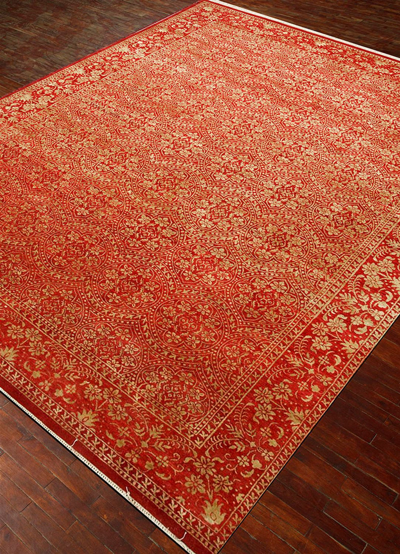 Tappeto di lana - 395 x 295 cm - arancione
