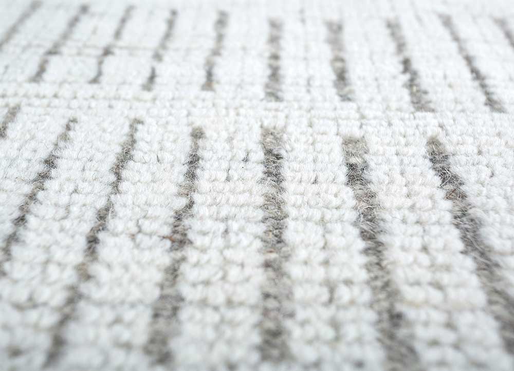 Tappeto di lana quadrato  - 75 x 75 cm - crema