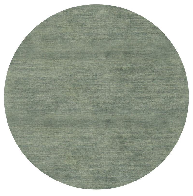 Tappeto Gabbeh - Indus rotondo  - 200 x 200 cm - argento