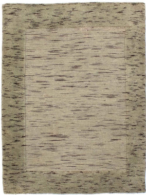 Tappeto di lana - 90 x 60 cm - argento