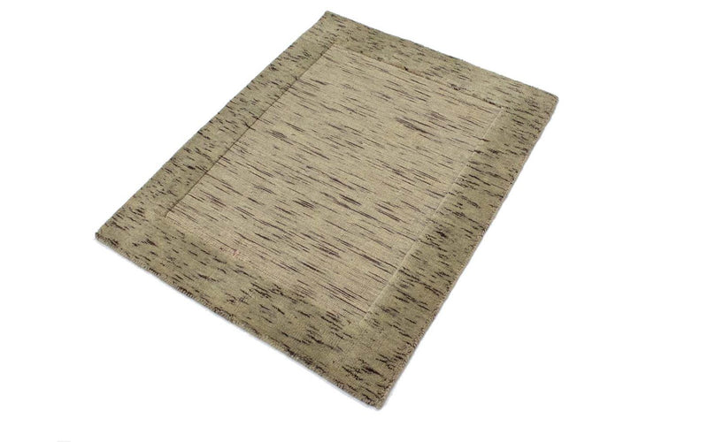 Tappeto di lana - 90 x 60 cm - argento