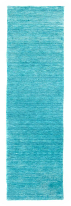 Tappeto corsia Tappeto Gabbeh - Indus - 200 x 80 cm - turchese