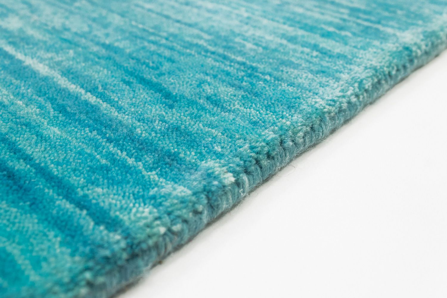 Tappeto Gabbeh - Loribaft Softy - 400 x 300 cm - turchese