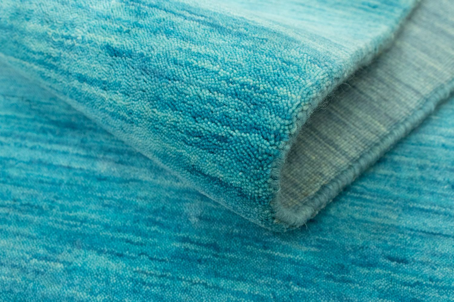 Tappeto Gabbeh - Loribaft Softy - 400 x 300 cm - turchese