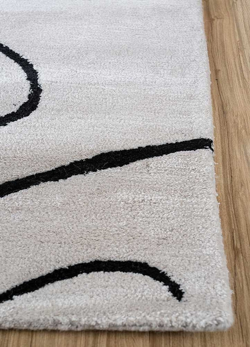 Tappeto di lana - 330 x 240 cm - grigio chiaro