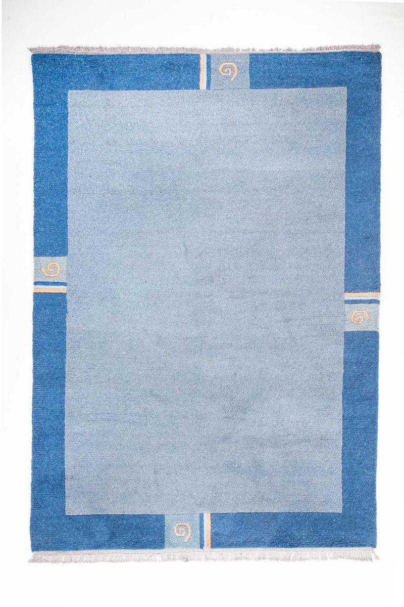 Tappeto Nepal - 300 x 200 cm - blu chiaro