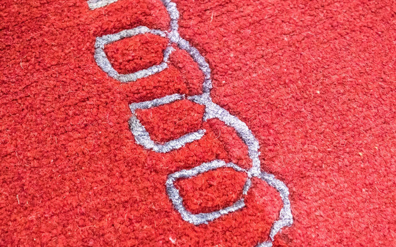 Tappeto Nepal - 230 x 160 cm - rosso
