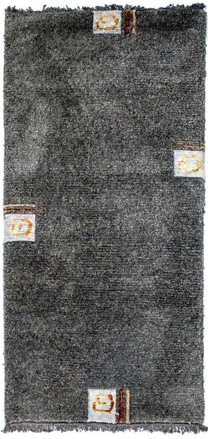 Tappeto Nepal - 140 x 70 cm - argento