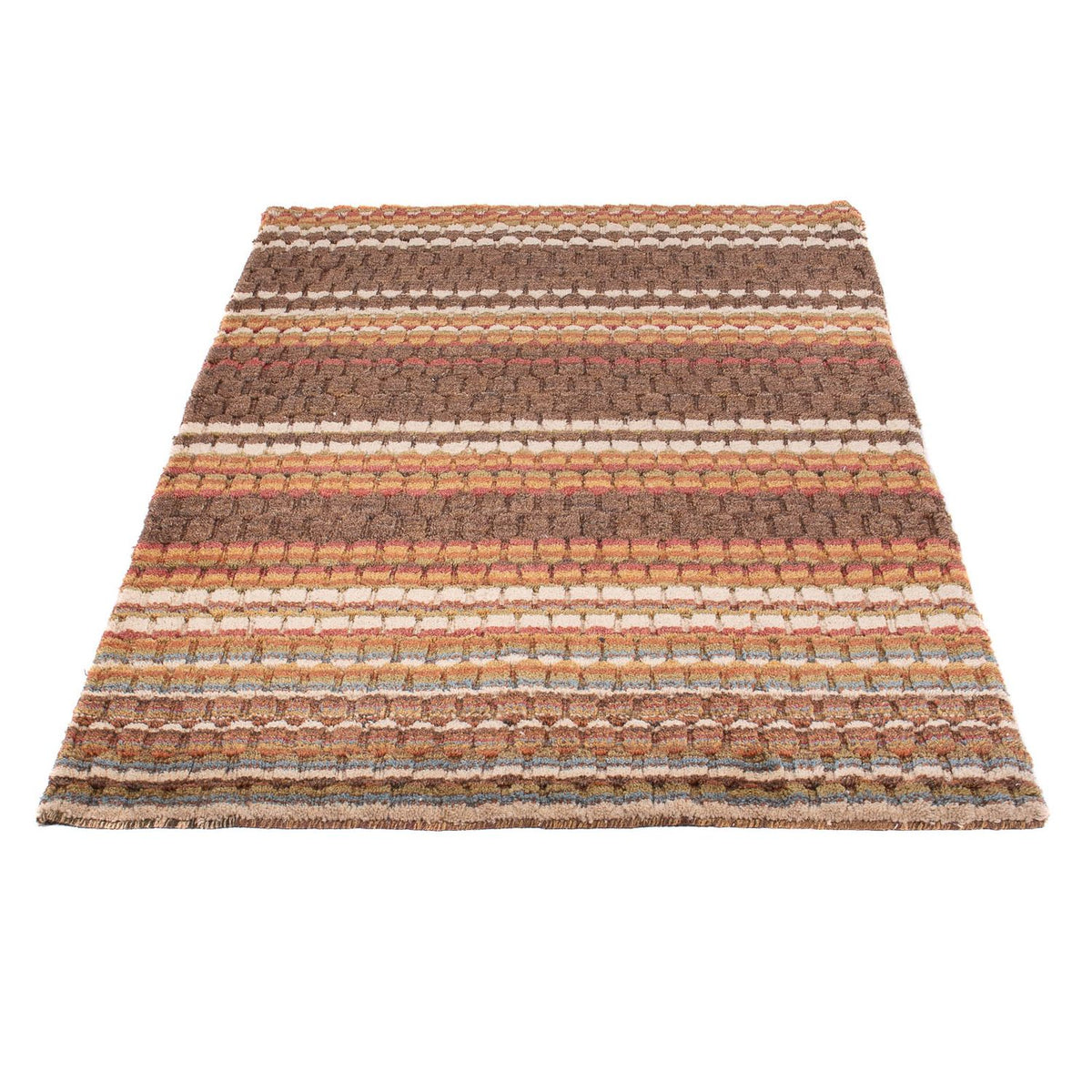 Tappeto Gabbeh - Loribaft Softy - 150 x 100 cm - marrone scuro