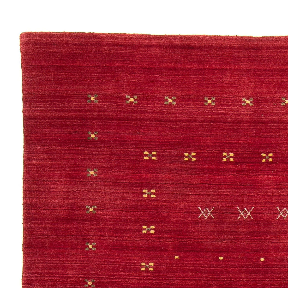 Tappeto Gabbeh - Loribaft Softy - 240 x 170 cm - rosso scuro