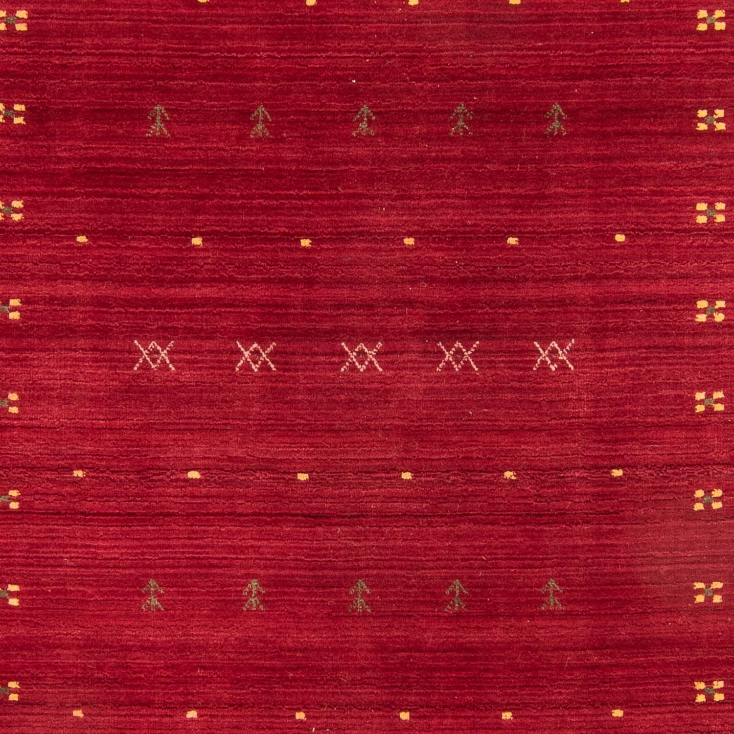 Tappeto Gabbeh - Loribaft Softy - 240 x 170 cm - rosso scuro