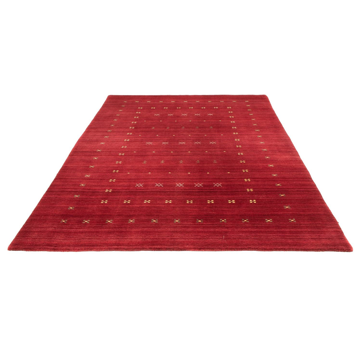 Tappeto Gabbeh - Loribaft Softy - 240 x 170 cm - rosso scuro