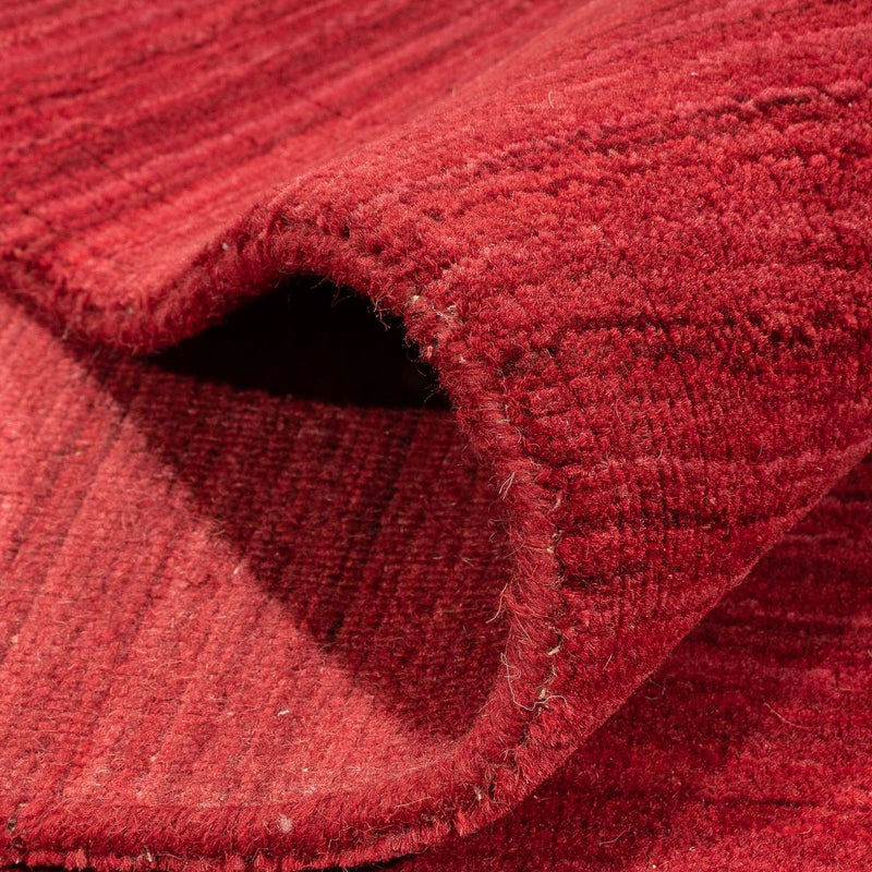 Tappeto Gabbeh - Loribaft Softy - 240 x 170 cm - rosso scuro