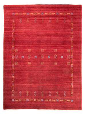 Tappeto Gabbeh - Loribaft Softy - 240 x 170 cm - rosso scuro