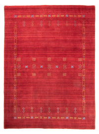 Tappeto Gabbeh - Loribaft Softy - 240 x 170 cm - rosso scuro