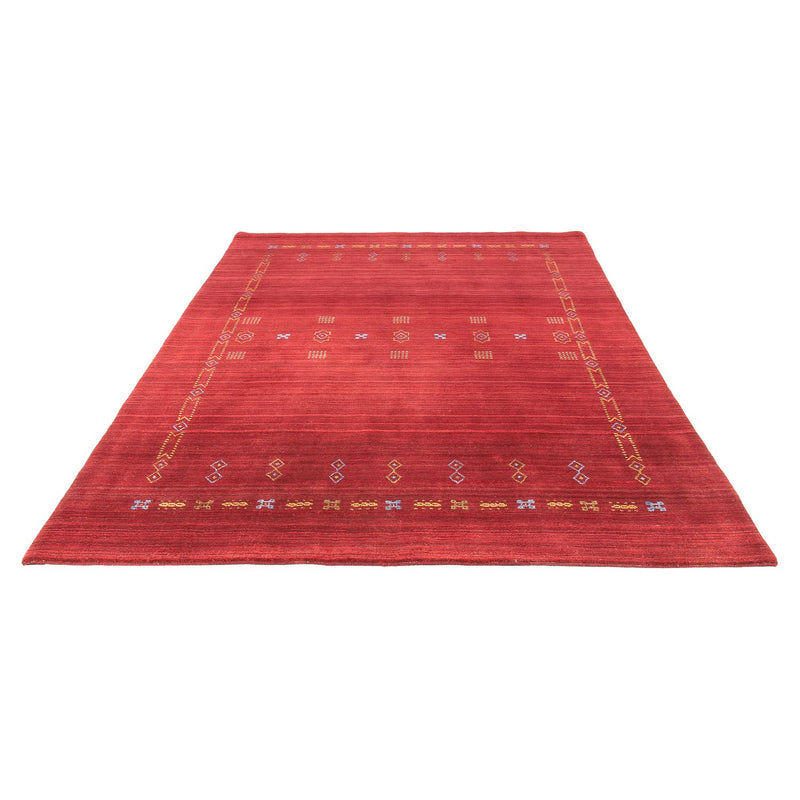 Tappeto Gabbeh - Loribaft Softy - 240 x 170 cm - rosso scuro