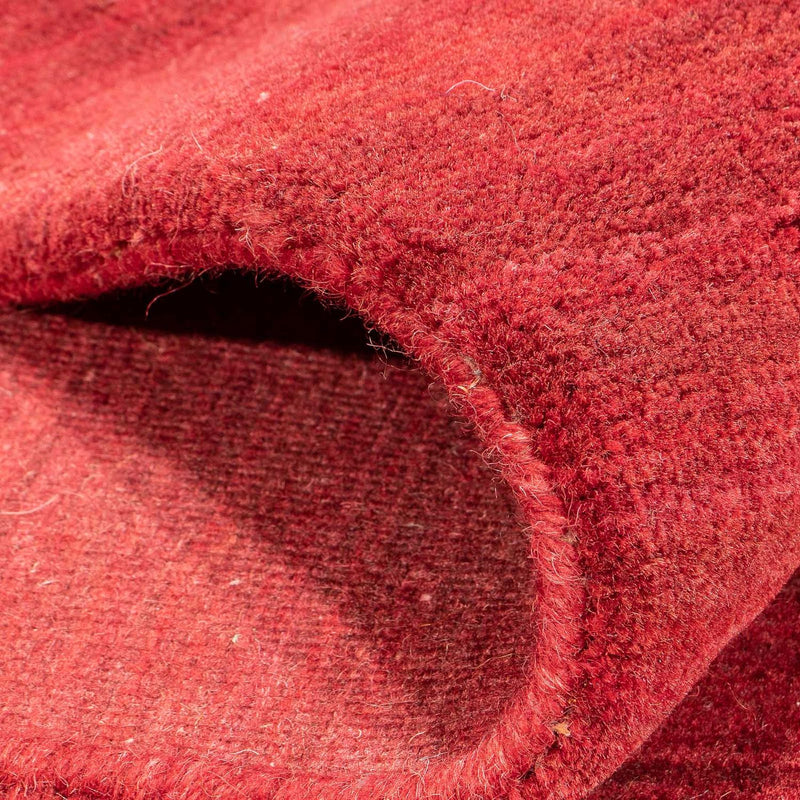 Tappeto Gabbeh - Loribaft Softy - 240 x 170 cm - rosso scuro