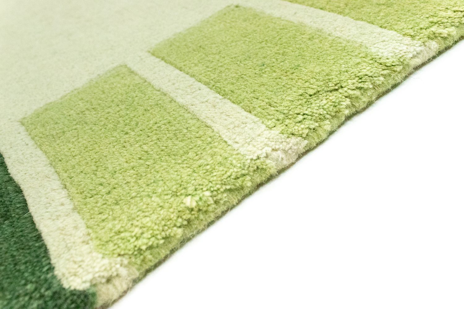 Tappeto Nepal - 180 x 120 cm - verde chiaro
