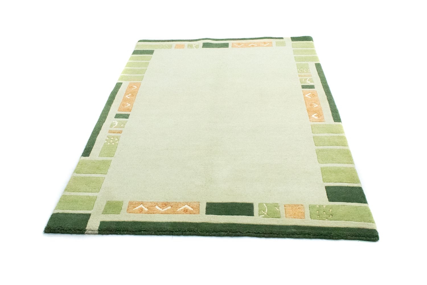 Tappeto Nepal - 180 x 120 cm - verde chiaro