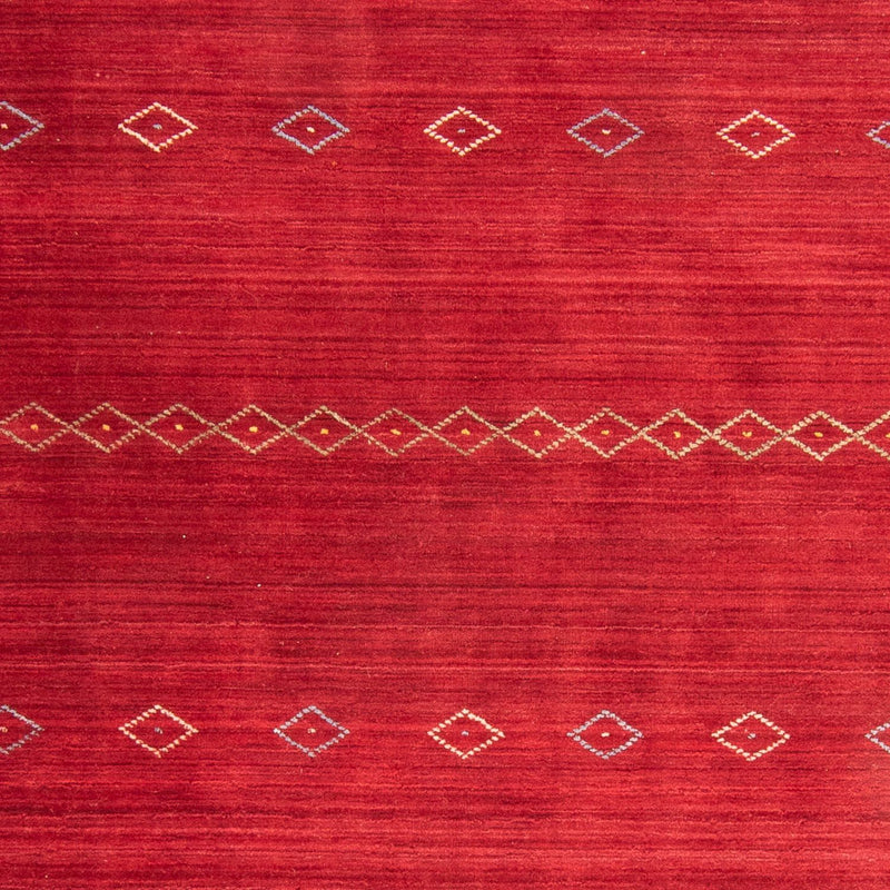 Tappeto Gabbeh - Loribaft Softy - 240 x 170 cm - rosso scuro