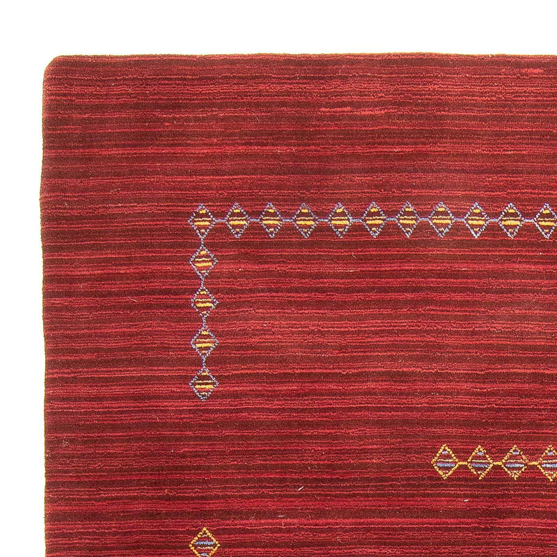 Tappeto Gabbeh - Loribaft Softy - 240 x 170 cm - rosso scuro