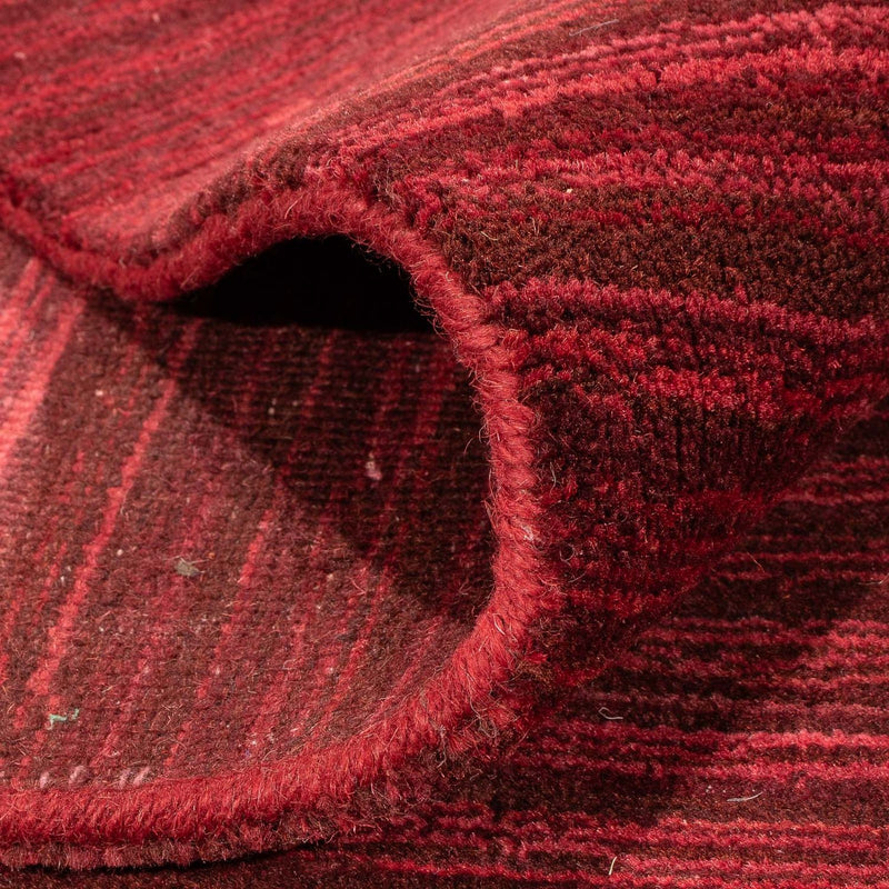 Tappeto Gabbeh - Loribaft Softy - 240 x 170 cm - rosso scuro