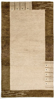 Tappeto Gabbeh - Indus - 165 x 90 cm - beige