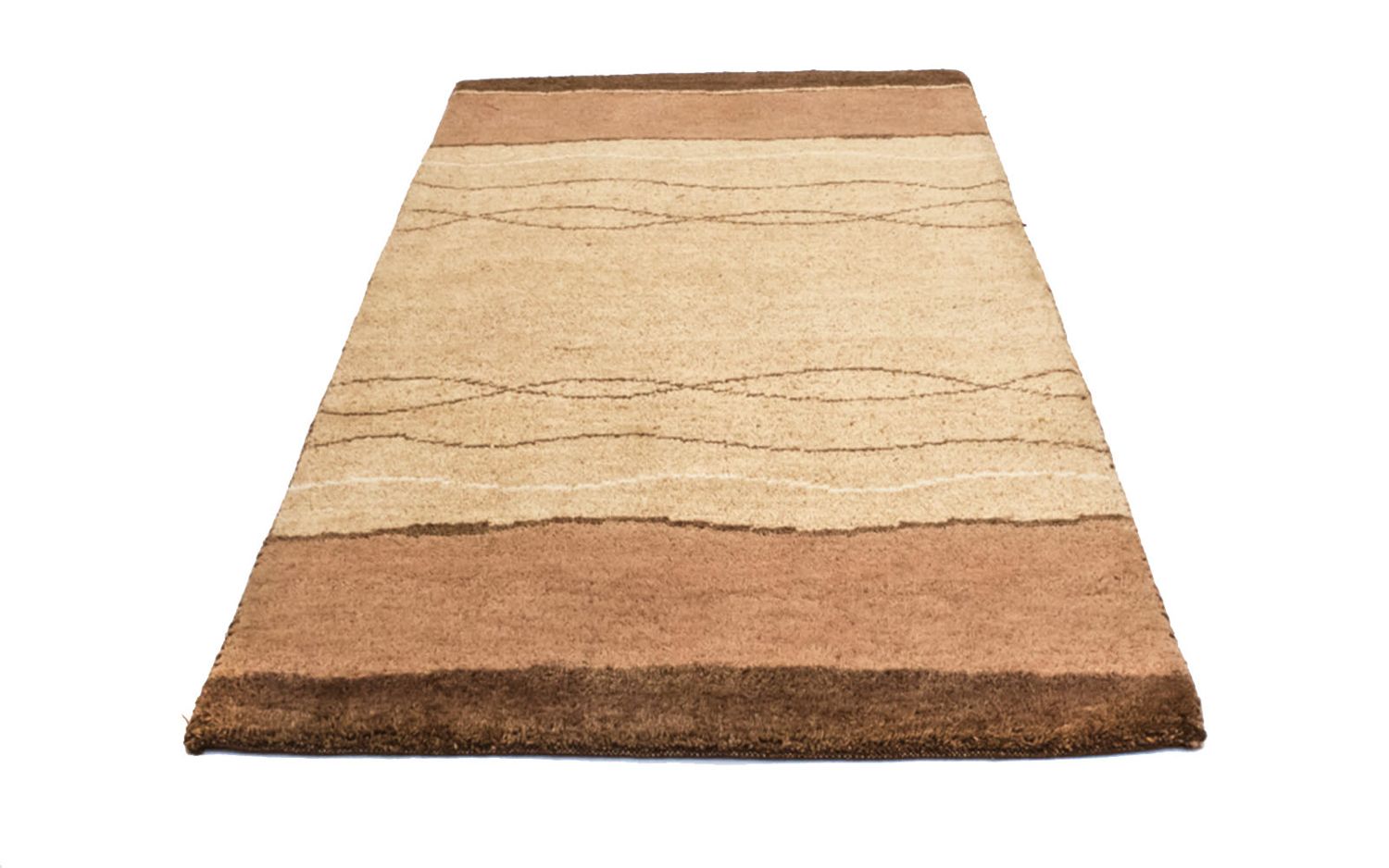 Tappeto Gabbeh - Indus - 160 x 90 cm - marrone