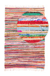 Kilim moderno Tappeto Varna - Rettangolo / Multicolore / 40 x 60 cm Rettangolo