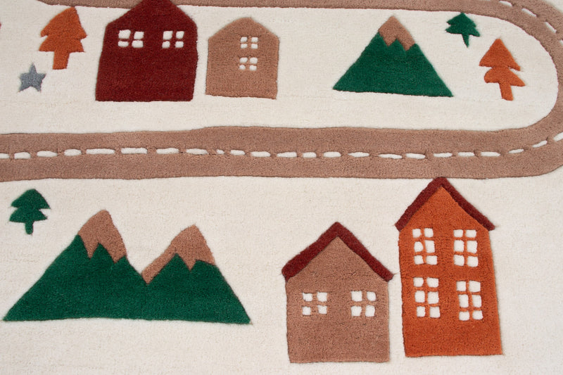 Tappeto per bambini Bärenstrasse - Tappeto di lana