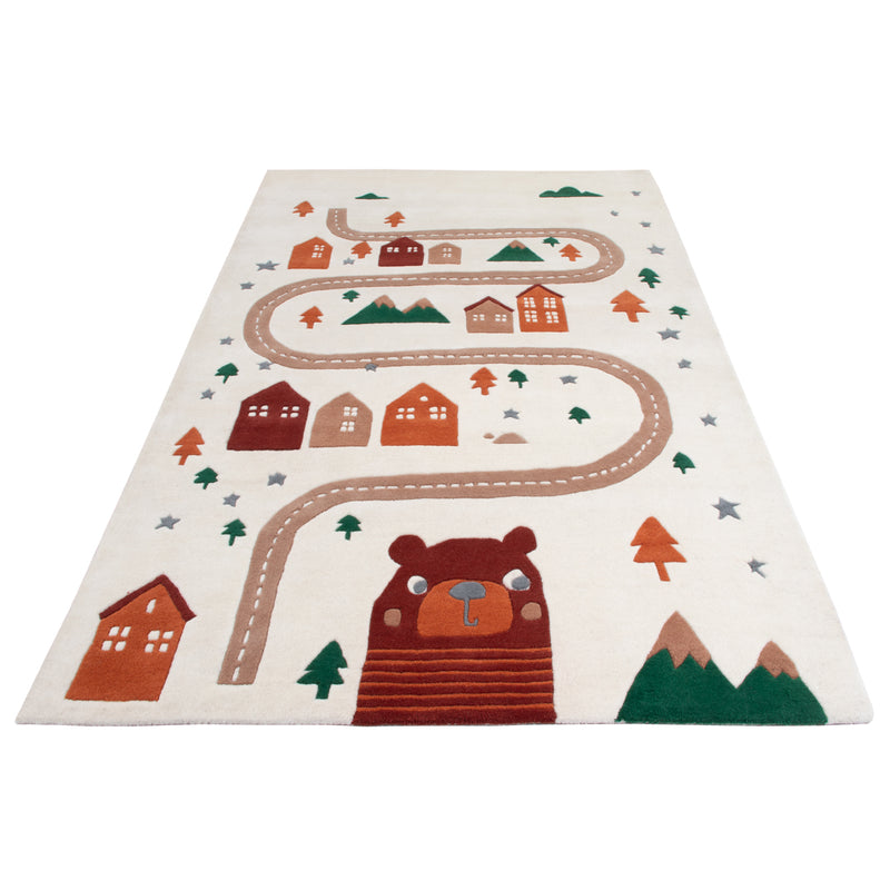 Tappeto per bambini Bärenstrasse - Tappeto di lana