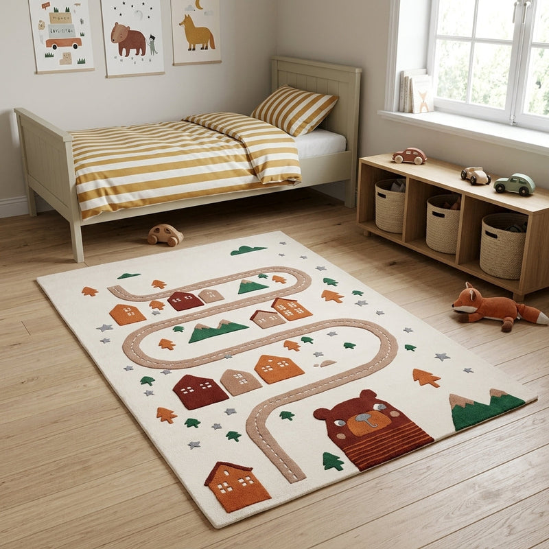 Orso Strada Giochi Tappeto per Bambini