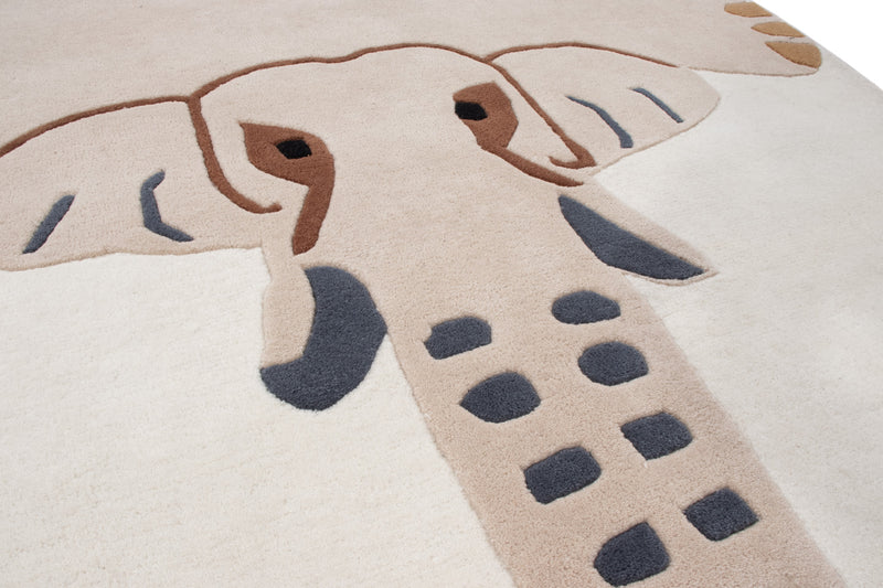 Tappeto per bambini Elephant - Tappeto di lana