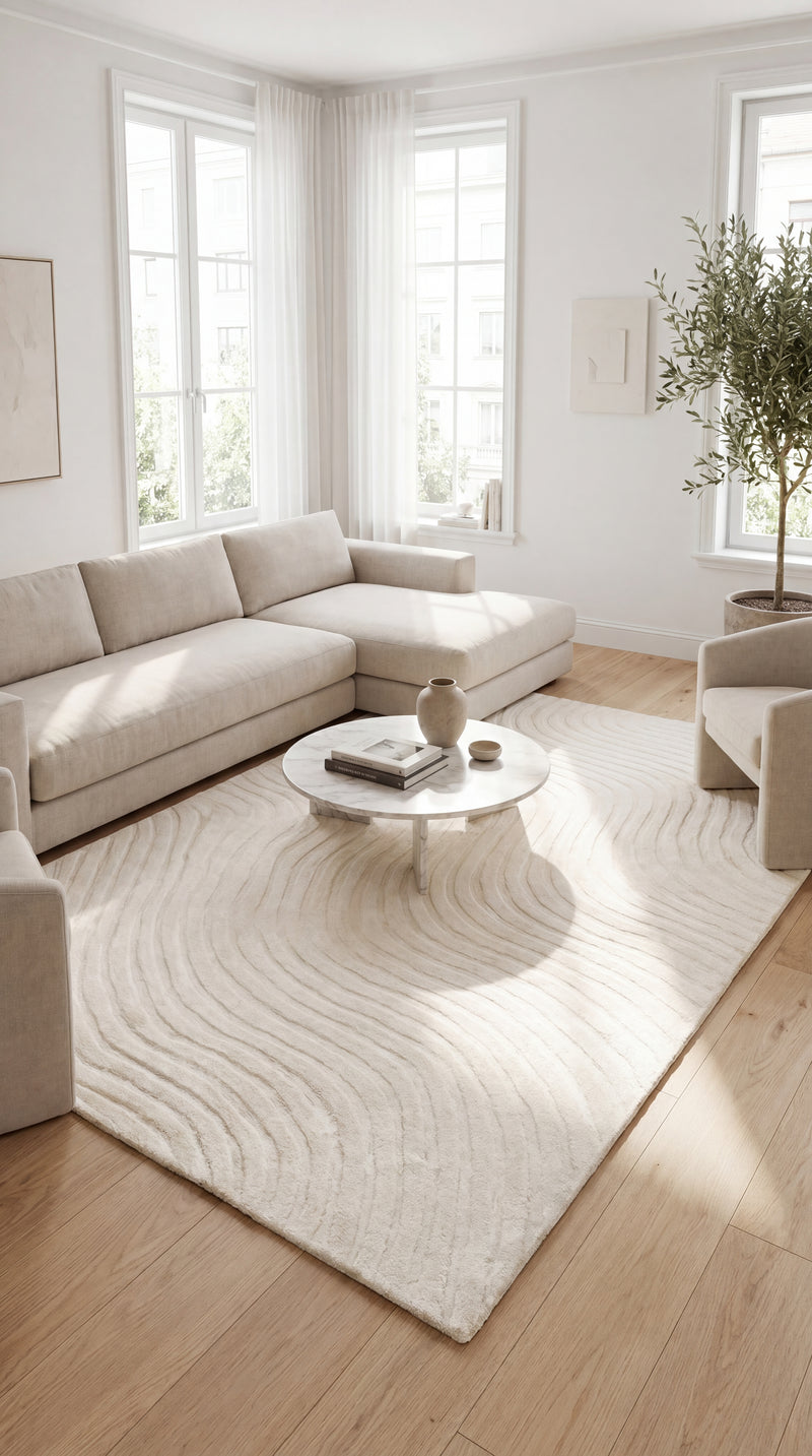 Tappeto di lana Nordic Minimalism - Tappeto di lana