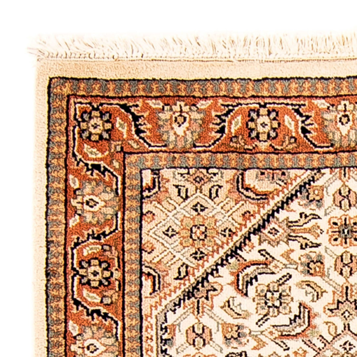 Tappeto orientale - Bidjar - Indo - 140 x 70 cm - beige