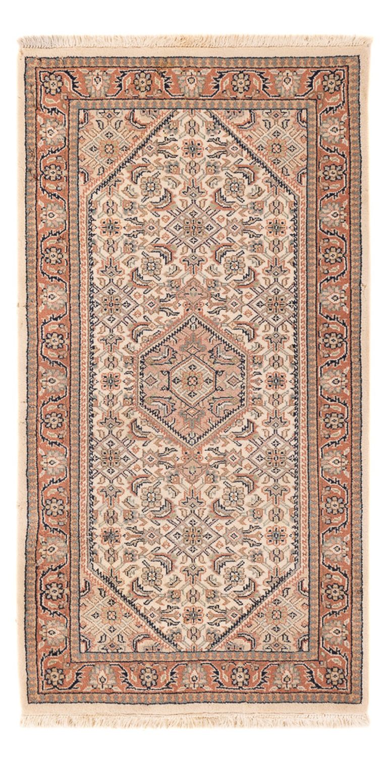 Tappeto orientale - Bidjar - Indo - 140 x 70 cm - beige scuro