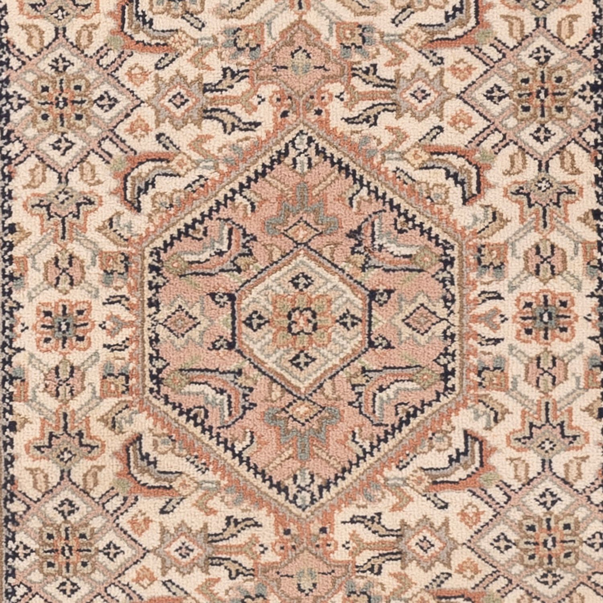 Tappeto orientale - Bidjar - Indo - 140 x 70 cm - beige scuro