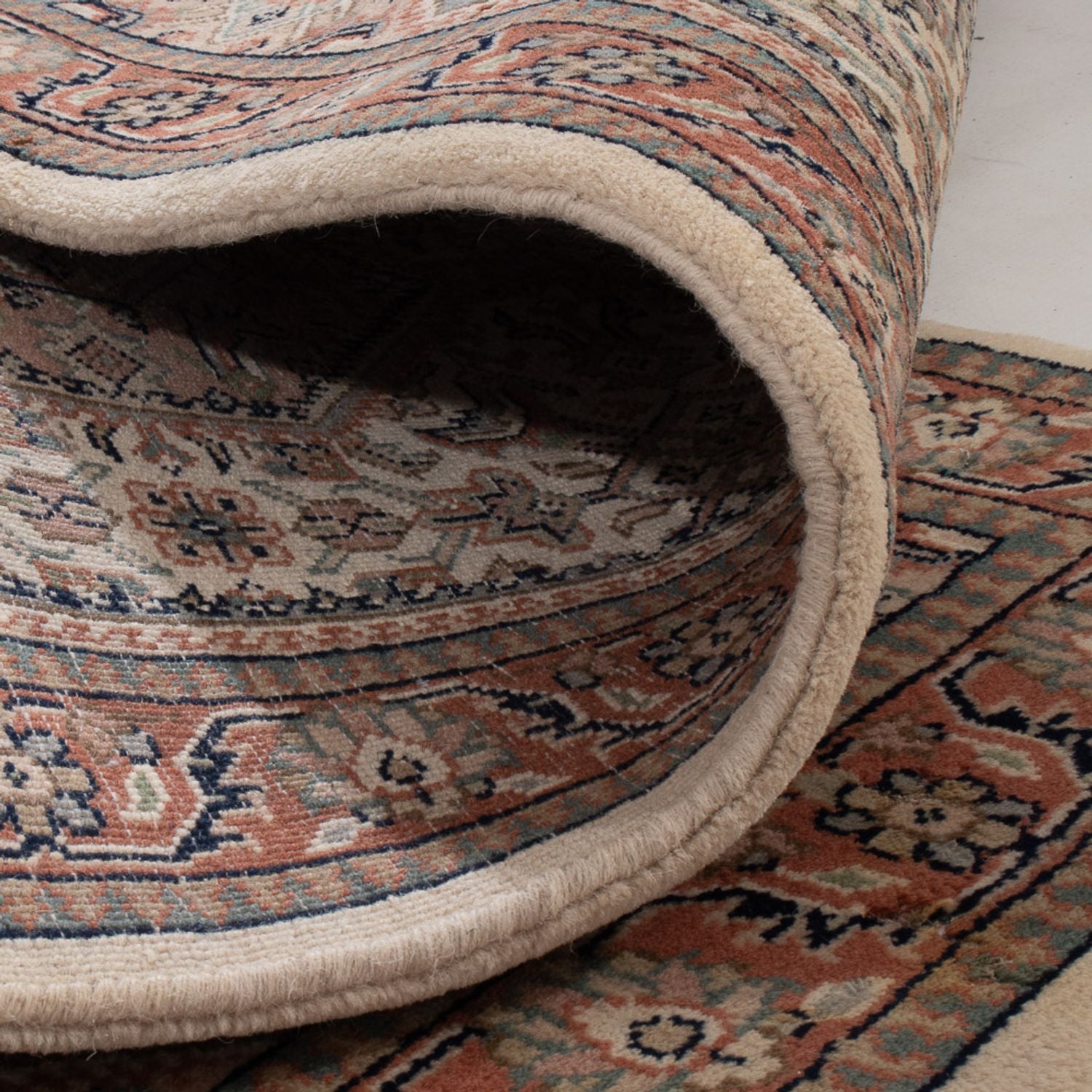 Tappeto orientale - Bidjar - Indo - 140 x 70 cm - beige scuro